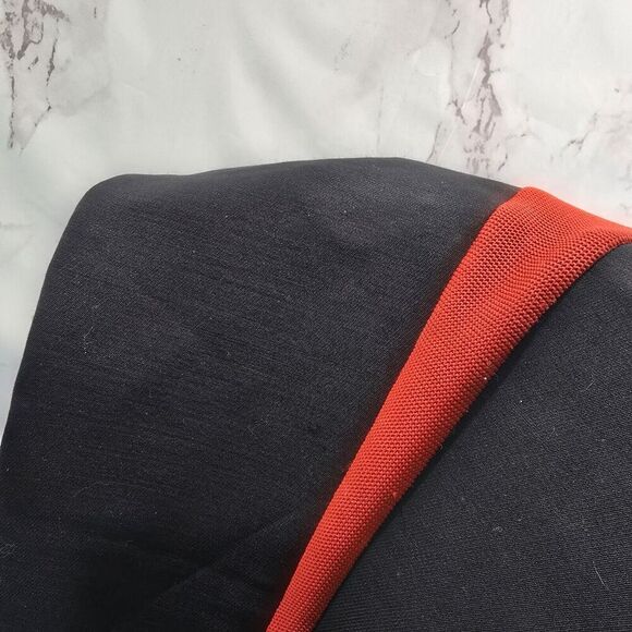 Vintage Ski Pants Mens 30 Black Red Racing Stripe 70s 80s Wool Stirrup Flare - Picture 10 of 14